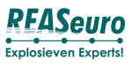 Logo REASeuro met vermelding Explosieven Experts - groen